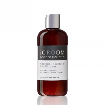 iGROOM Charcoal + Keratin Conditioner 473 ml.